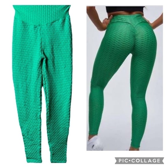 Scrunch Butt Textured Leggings - Picture 1 of 7